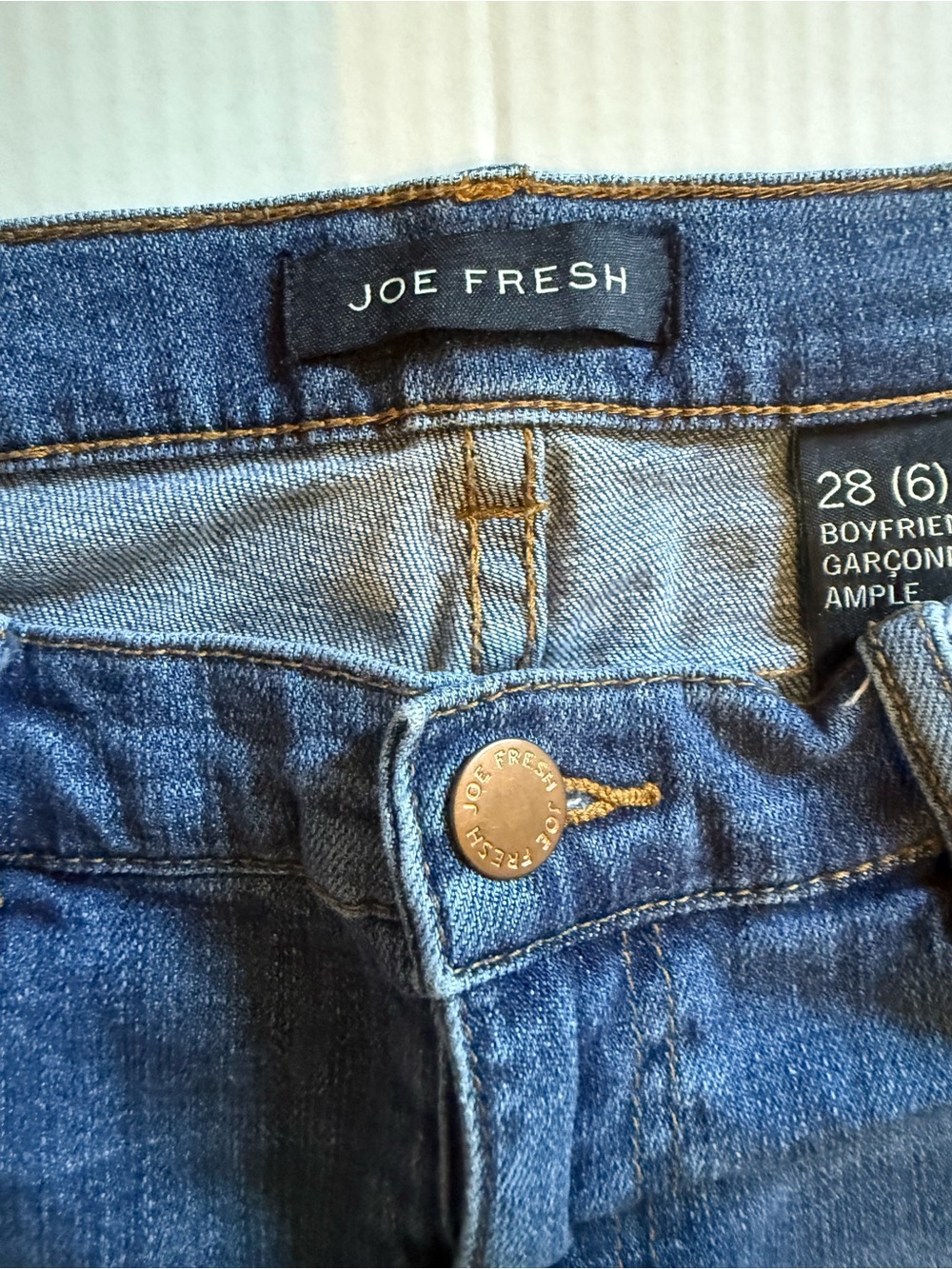 Joe Fresh Blue Denim Boyfriend Jeans